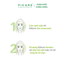 Kem dưỡng giảm mụn chuyên sâu Bioderma Sebium Kerato+ 30ml