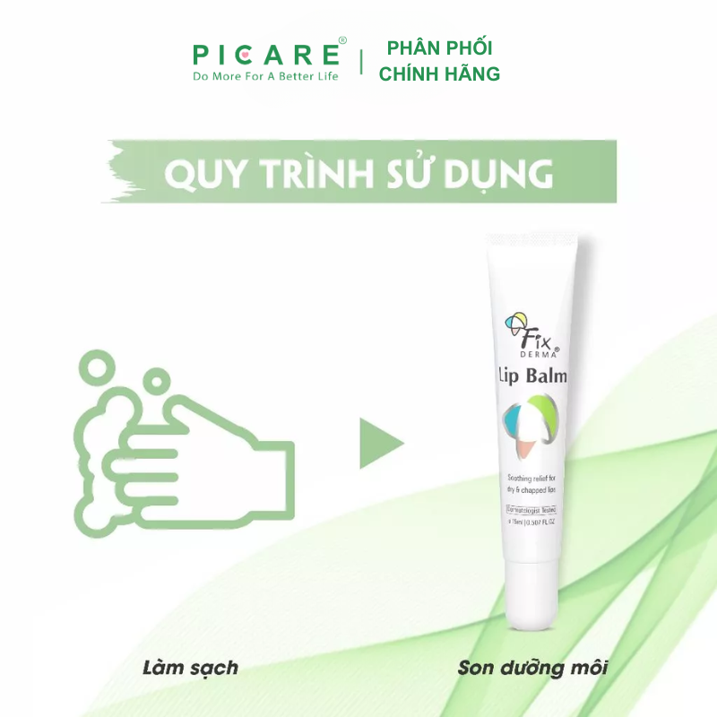 Son dưỡng môi cấp ẩm Fixderma Lip Balm 15ml