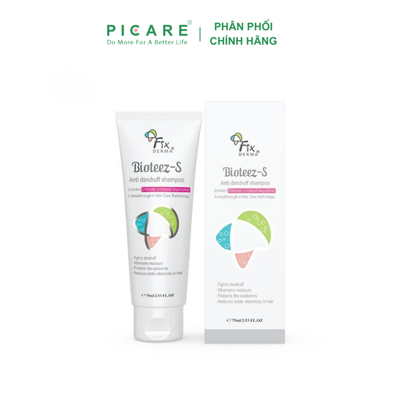 Dầu gội giảm gàu Fixderma Bioteez-s Shampoo 75ml