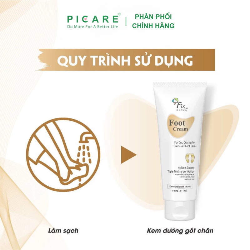 Kem Dưỡng Mềm Gót Chân Fixderma Foot Cream 60g