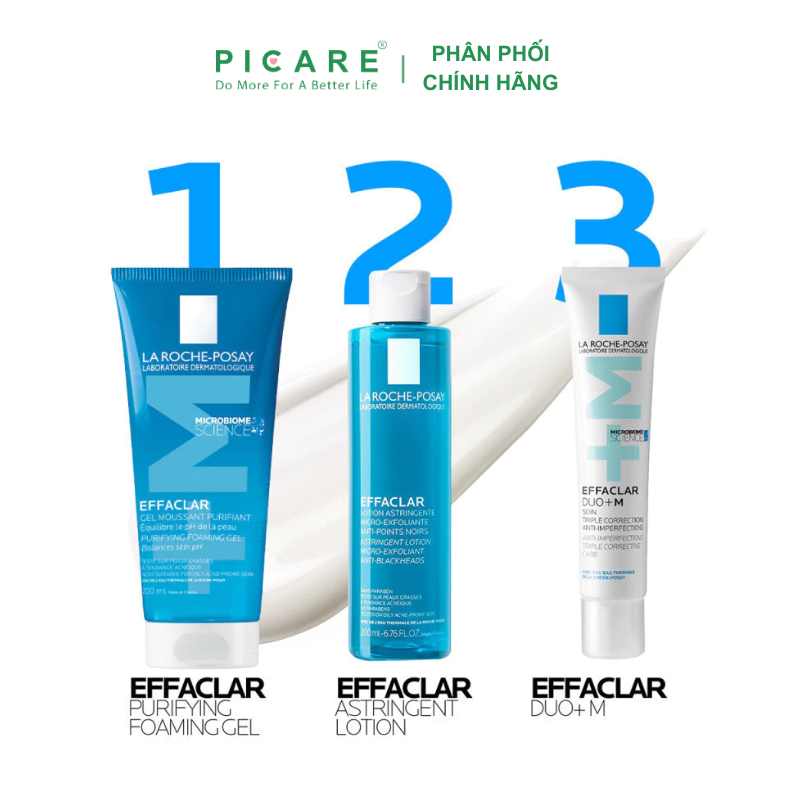 Sữa Rửa Mặt Dành Cho Da Dầu Mụn Dạng Gel La Roche-Posay Effaclar Purifying Foaming Gel 200ml