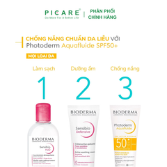 Kem chống nắng khô thoáng giảm bóng nhờn Bioderma Photoderm Max Aquafluide Spf50+ 40ml