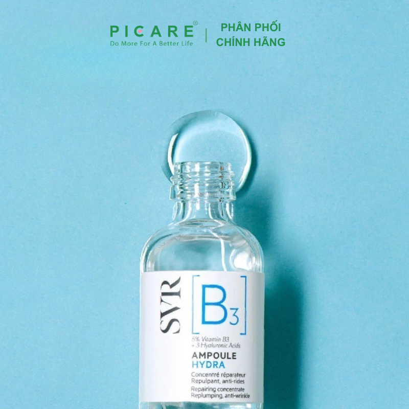 Tinh Chất Dưỡng Ẩm Căng Da SVR [B3] Ampoule Hydra 30ml