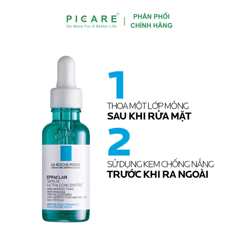 Tinh chất dưỡng giúp giảm mụn 3 tác động La Roche Posay Effaclar Serum 30ml