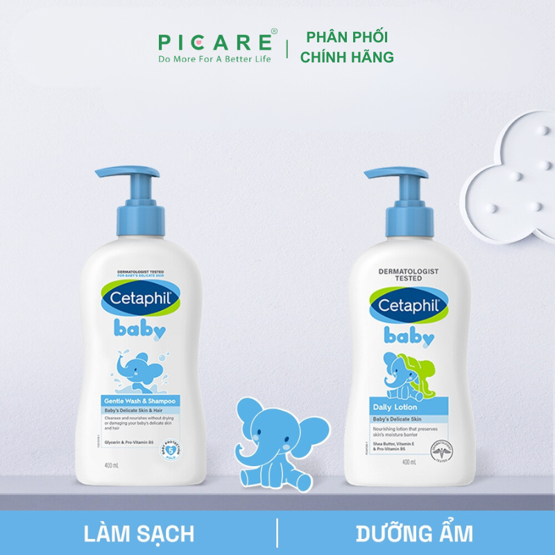 Sữa dưỡng ẩm hằng ngày cho da bé Cetaphil Baby Daily Lotion 400ml