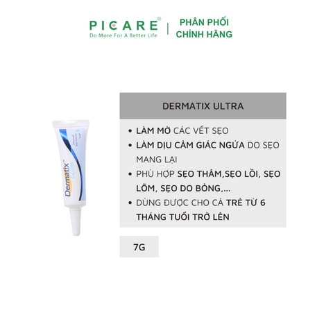 Dermatix Kem Hỗ Trợ Trị Sẹo Ultra 7g