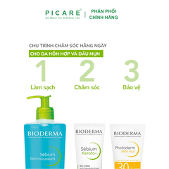 Kem dưỡng giảm mụn chuyên sâu Bioderma Sebium Kerato+ 30ml
