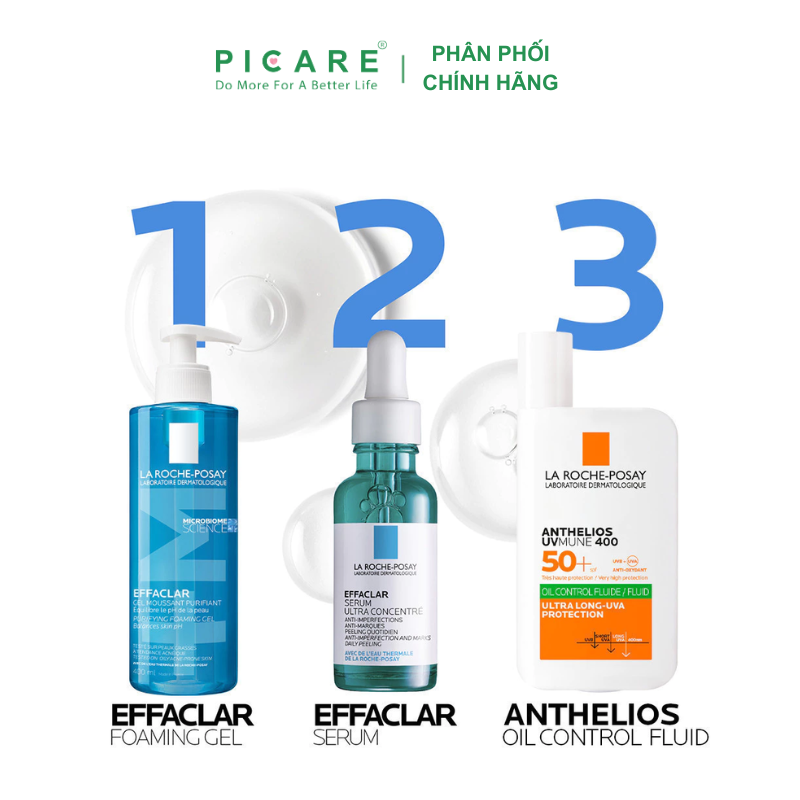 Tinh chất dưỡng giúp giảm mụn 3 tác động La Roche Posay Effaclar Serum 30ml
