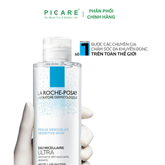 Nước Tẩy Trang Dành Cho Da Khô, Da Nhạy Cảm La Roche-Posay  Micellar Water Ultra Sensitive 200ml