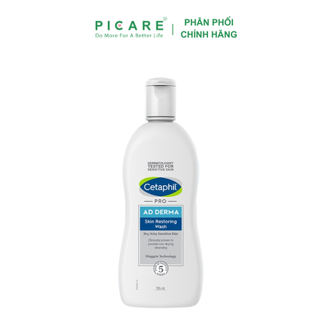 Sữa tắm dành cho da cơ địa, khô Cetaphil Pro Ad Derma Wash 295ml