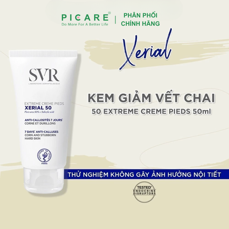Kem dưỡng giảm vết chai tay và chân SVR Xerial 50 Extreme Creme Pieds 50ml