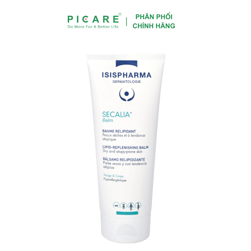 Kem Dưỡng Da, Hỗ Trợ Cho Khô Da, Dễ Kích Ứng Isis Pharma  Secalia Balm 200ml