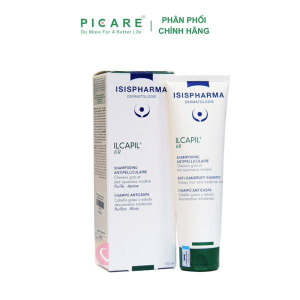 Dầu Gội Giảm Gàu, Giảm Rụng Tóc Và Dưỡng Tóc Isis Pharma ILCAPIL KR 150ml