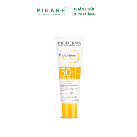 Kem chống nắng khô thoáng giảm bóng nhờn Bioderma Photoderm Max Aquafluide Spf50+ 40ml