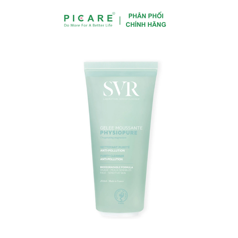 Gel Rửa Mặt Dành Cho Da Nhạy Cảm SVR Physiopure Gelée Moussante 200ml