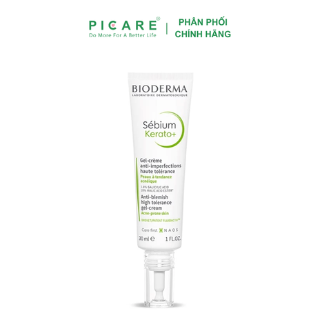 Kem dưỡng giảm mụn chuyên sâu Bioderma Sebium Kerato+ 30ml