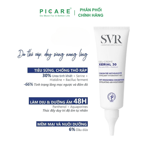 Kem Dưỡng Da Tay SVR Cho Da Khô Vùng Khủy Tay Xerial 30 Gel - Creme 75ml