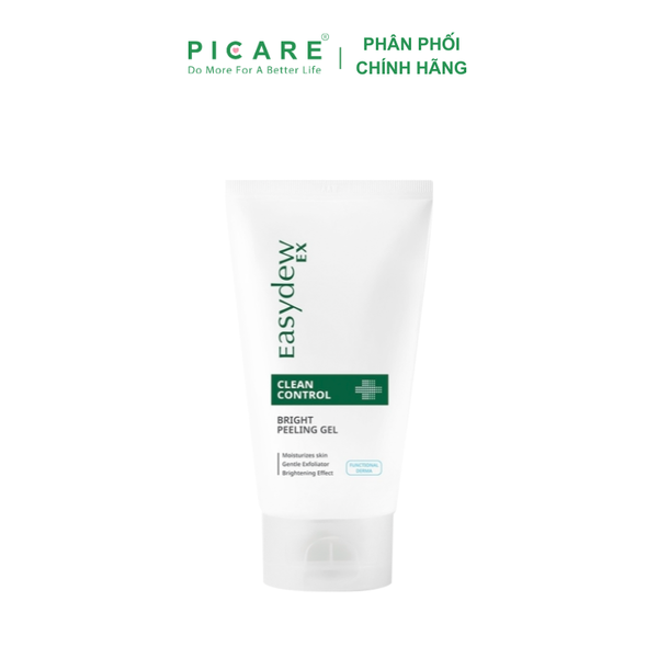 Gel Tẩy Tế Bào Chết Nhẹ Nhàng Làm Sáng Da, Dưỡng Ẩm Cho Mọi Loại Da Easydew EX Clean Control Bright Peeling Gel 120ml