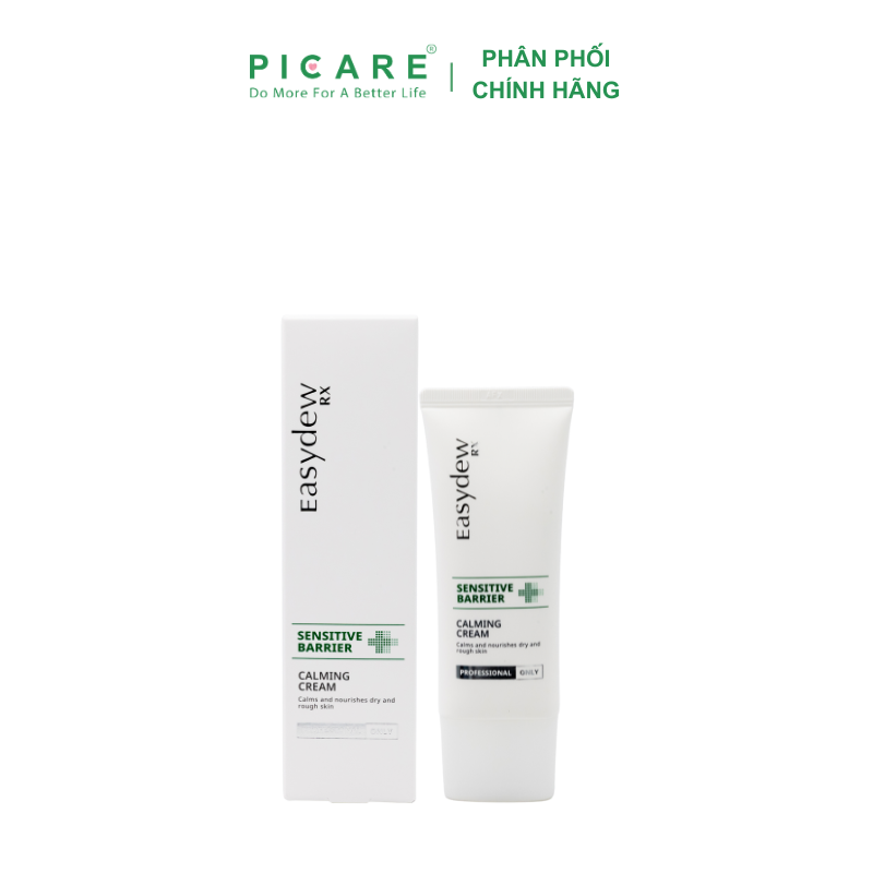 Kem Dưỡng Cấp Ẩm Phục Hồi Cho Da Đỏ, Viêm, Giãn Mạch Easydew RX Sensitive Barrier Calming Cream 60ML