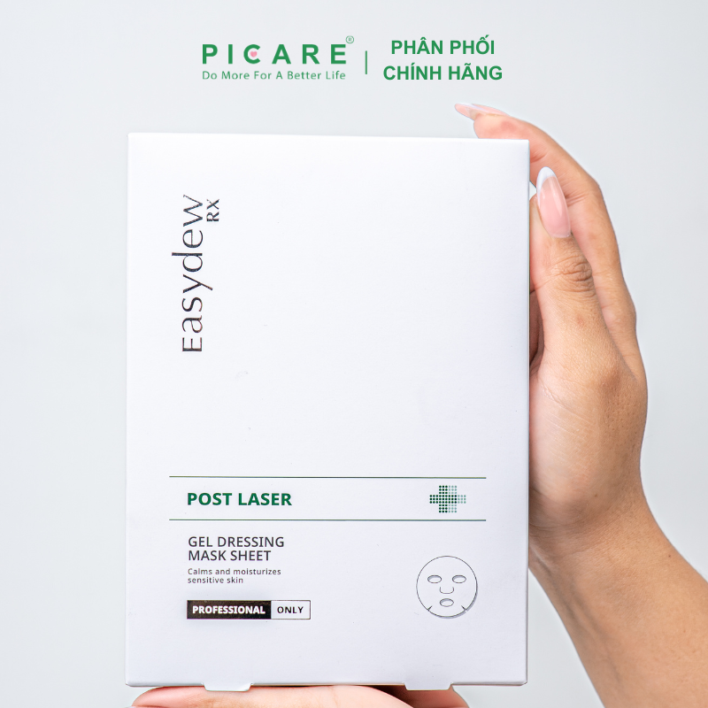 Mặt Nạ Phục Hồi, Giảm Kích Ứng Easydew RX Post Laser Gel Dessing Mask Sheet 38ML (1 miếng)