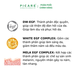 Miếng Dán Cấp Ẩm, Làm Sáng, Cải Thiện Nếp Nhăn Easydew DW-EGF Melatoning Patch (5g*4 miếng)