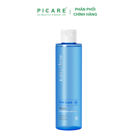 Nước Cân Bằng Cấp Ẩm, Làm Dịu, Loại Bỏ Bã Nhờn Easydew Acne Clear Toner 200ml