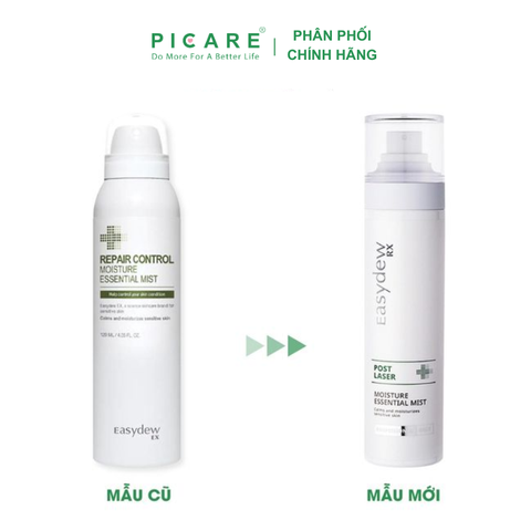 Xịt Dưỡng Cấp Ẩm Và Làm Dịu Da, Hỗ Trợ Phục Hồi Da Sau Tổn Thương Easydew RX Post Laser Moisture Essential Mist 120ml