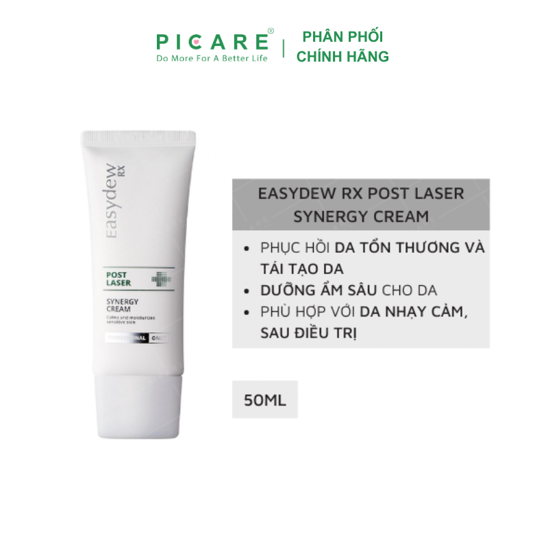 Kem Dưỡng Ẩm Hỗ Trợ Phục Hồi Da Sau Tổn Thương Easydew Post Laser Synergy Cream 50ml