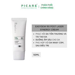 Kem Dưỡng Ẩm Hỗ Trợ Phục Hồi Da Sau Tổn Thương Easydew Post Laser Synergy Cream 50ml