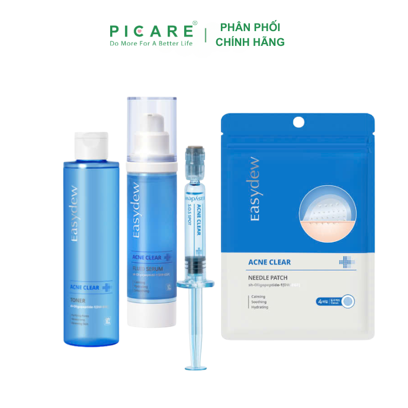 Nước Cân Bằng Cấp Ẩm, Làm Dịu, Loại Bỏ Bã Nhờn Easydew Acne Clear Toner 200ml