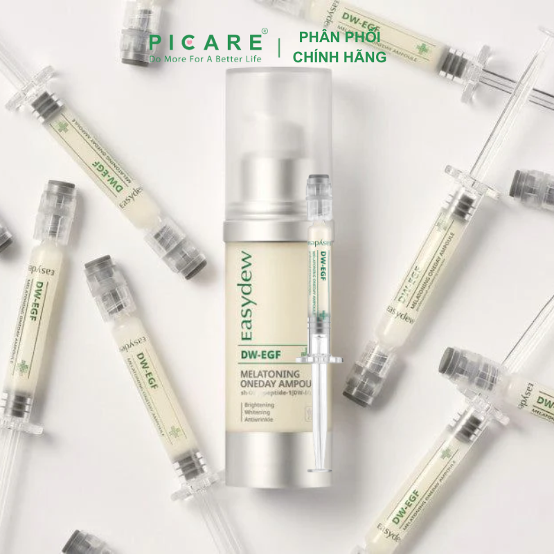 Ống Tinh Chất Chống Thâm Nám, Tái Sinh Trẻ Hóa Làn Da Easydew DW-EGF Melatoning Oneday Ampoule 1mlx7 ống