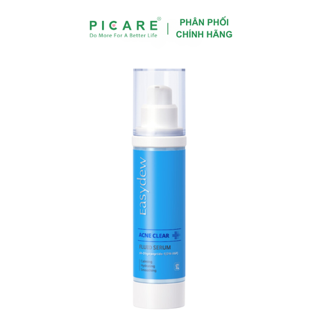 Serum Dạng Kem Giúp Giảm Mụn Cho Da Nhạy Cảm Tinh Chất Rau Má Easydew Acne Clear Fluide Serum 50ml