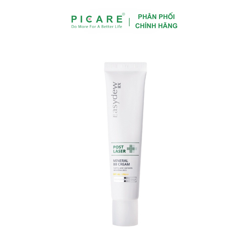 Kem Chống Nắng Trang Điểm Dành Cho Da Nhạy Cảm, Phục Hồi Da Sau Tổn Thương Easydew RX Post Laser Mineral BB Cream SPF46 40ML
