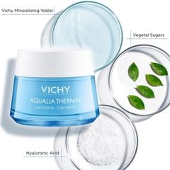 Kem Dưỡng Vichy Dưỡng Ẩm Cung Cấp Nước Dang Gel, Giúp Da Trông Mịn Màng, Tươi Sáng Dành Aqualia Thermal Rehydrating Cream-Gel 50ml