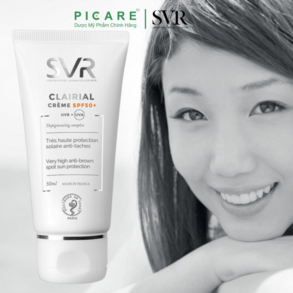 Kem SVR Làm Mờ Vết Nám Và Chống Nắng Clairial Cream SPF50