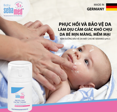 Kem bảo vệ da, trị chàm sữa cho bé Sebamed  Protective Facial Cream pH5.5 50ml