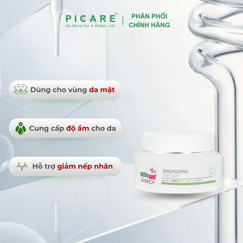 Kem Postbiotics - nuôi dưỡng, cải thiện và trẻ hóa da - Sebamed Pro! Energizing Cream 50ml