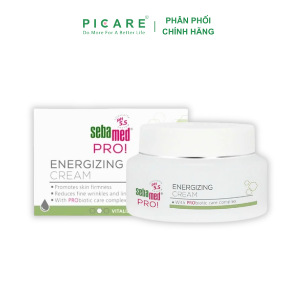 Kem Postbiotics - nuôi dưỡng, cải thiện và trẻ hóa da - Sebamed Pro! Energizing Cream 50ml