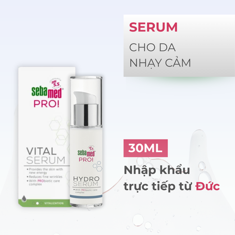 Serum Postbiotics - nuôi dưỡng, cải thiện và trẻ hóa da - Sebamed Pro! Vital Serum 30ml