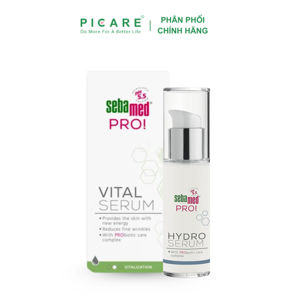 Serum Postbiotics - nuôi dưỡng, cải thiện và trẻ hóa da - Sebamed Pro! Vital Serum 30ml