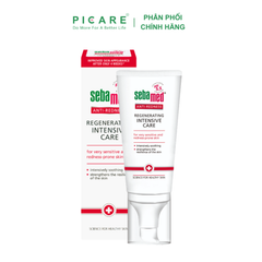 [ 01/2028 ] Kem làm dịu, cải thiện kích ứng cho da nhạy cảm, dễ mẩn đỏ ban đêm - Sebamed Anti-Redness Regenerating Intensive Care 50ml