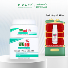 Kem dưỡng ẩm phục hồi dành cho da chàm, vảy nến, da khô  - Sebamed Extreme Dry Skin Relief Face Cream 5% Urea - 50ml