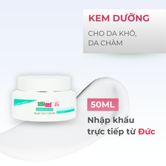 Kem dưỡng ẩm phục hồi dành cho da chàm, vảy nến, da khô  - Sebamed Extreme Dry Skin Relief Face Cream 5% Urea - 50ml