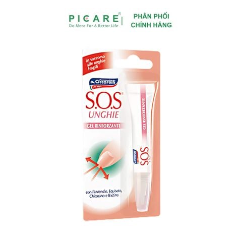 Serum chăm sóc, hỗ trợ phục hồi móng tay yếu giòn, dễ gãy và hư tổn, ngăn ngừa nấm móng hiệu quả- S.O.S UNGHIE Nail Strengthener 10 ml
