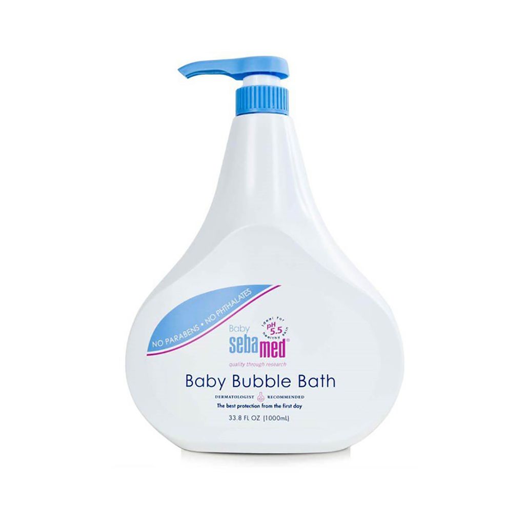 Sữa Tắm Dịu Nhẹ Toàn Thân SEABAMED pH 5.5 Baby Seabamed Bubble Bath 1000ml