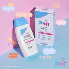 Sữa Tắm Gội Dịu Nhẹ Toàn Thân SEBAMED pH5.5 Baby Sebamed Gentle Wash 200ml