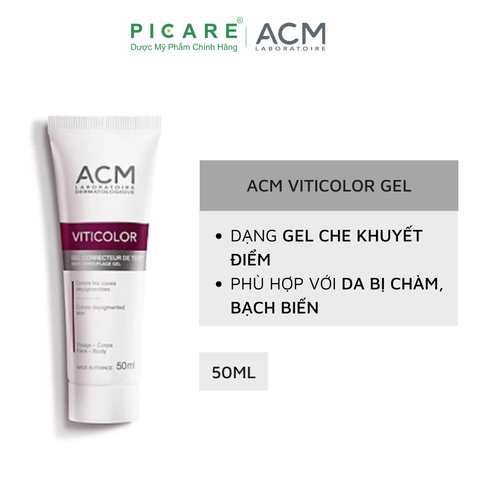 Gel Che Khuyết Điểm Chàm, Bạch Biến Viticolor Skin Camouflage Gel 50ml