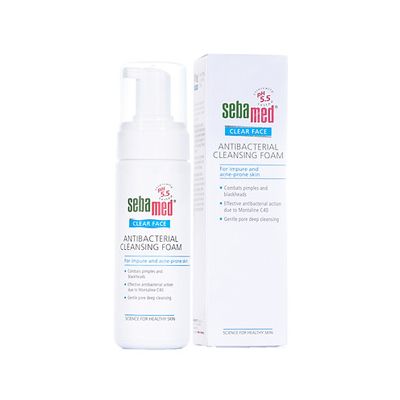 Sữa Rửa Mặt Tạo Bọt Giảm Khuẩn, Giảm Mụn SEBAMED pH 5.5 Sebamed Clear Face Antibackterial Cleansing Foam 150 ml