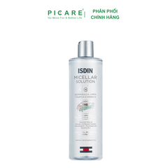 Nước tẩy trang dành cho mọi loại da giúp loại bỏ bụi bẩn makeup Isdin Micellar Solution 400ml