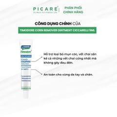 Thuốc mỡ loại bỏ vết chai – Timodore Corn Remover Ointment Ciccarelli 5ml